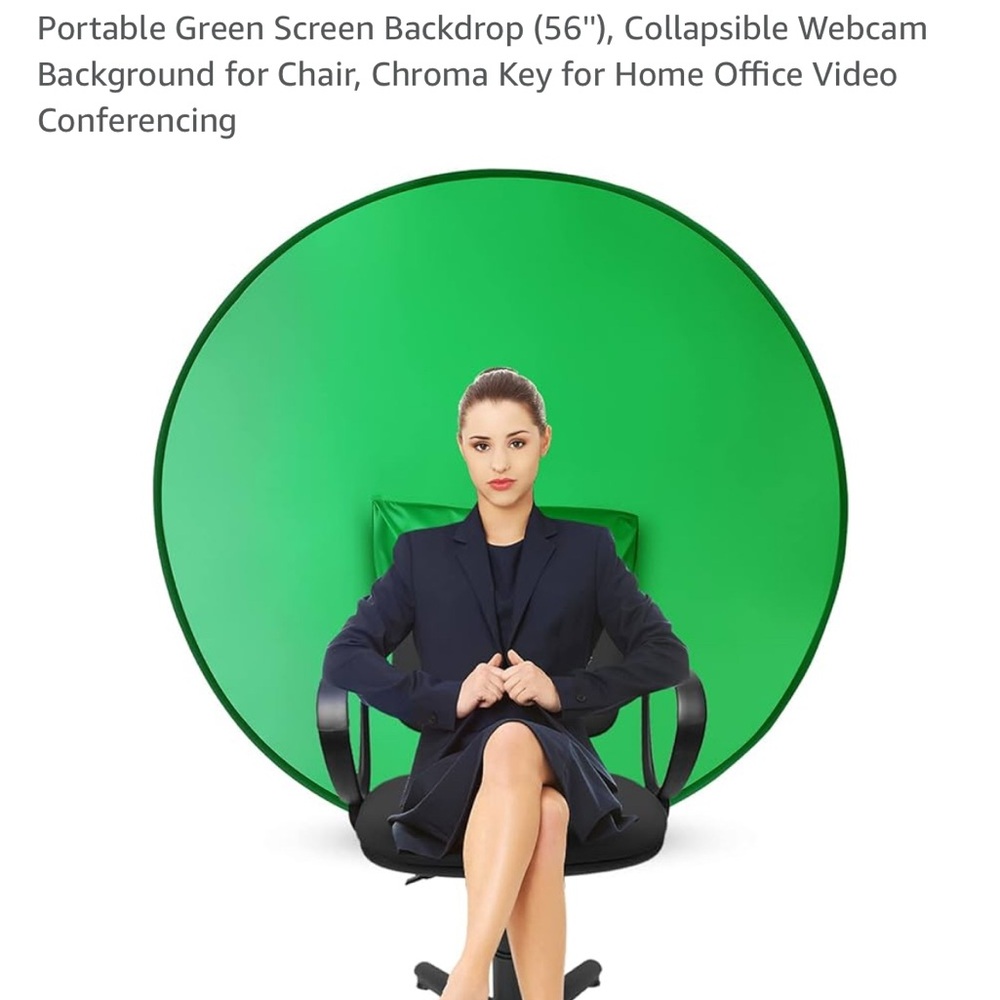 Collapsible Green Screen Backdrop